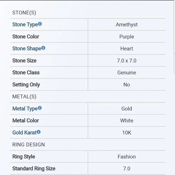 White Gold Ring - Picture 3 of 3